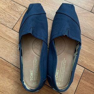Tons classic canvas slip on shoes Navy W7